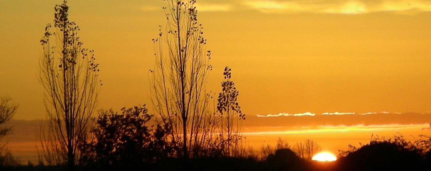 Sunset over Broomfield. Credit: Steve Barrett