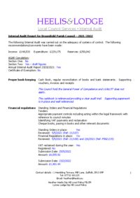 Internal audit