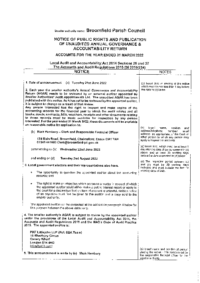 Notice of public rights