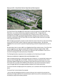 Park and Ride – Response