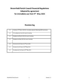 2025 financial regulations approved May 25