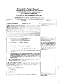 Agar notice