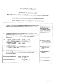 Conclusion of audit 2024-25