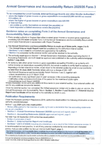 Annual Return 2025-26 (unaudited)