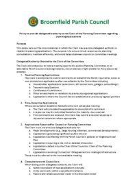 Delegated authority policy (ongoing)