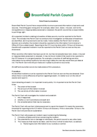 Data Breach Procedure 2026 (ongoing)